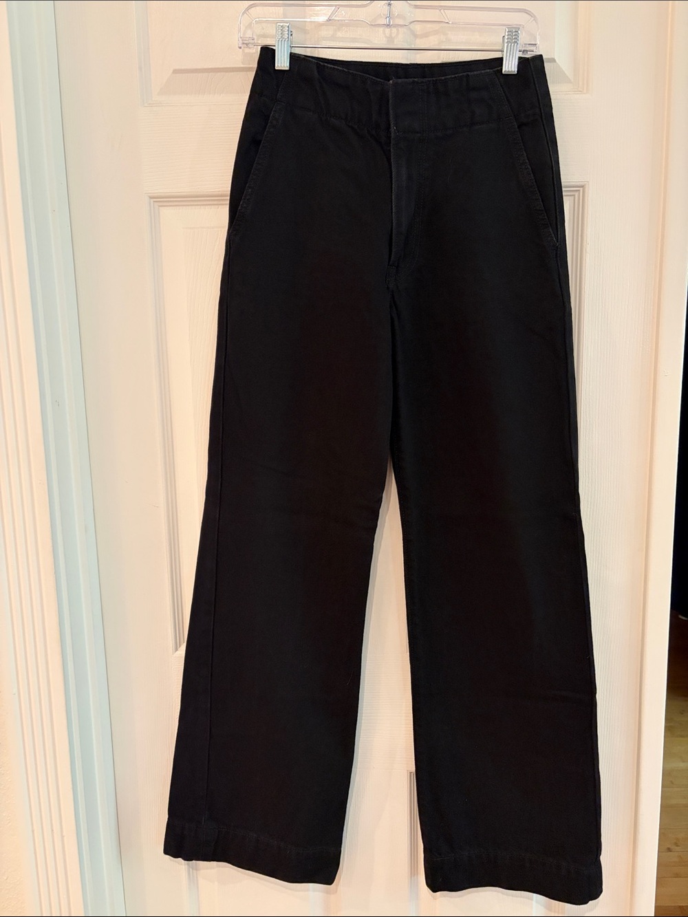 Levi's Ribcage Wide Leg Trouser Jeans — Black